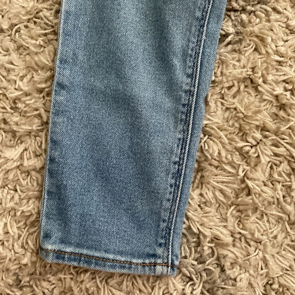 American Eagle Stretch Light Wash High Rise Slim Straight Jeans Size 0 Regular